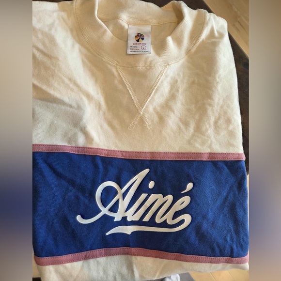 Aimé Leon Dore colorblock Long sleeve rugby crewneck heavyweight 100% cotton - Picture 8 of 10